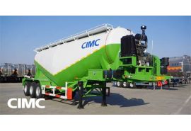 CIMC 3 Axle Cement Bulker Tanker Trailer will be sent to Ghana