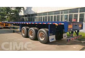 Tri Axle 40Ft Flatbed Semi Trailer will be sent Cayman Islands