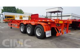 CIMC 40ft Container Chassis Trailers will be sent to Mozambique