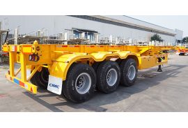CIMC Tri Axle 40Ft Skeleton Trailer will be sent to Philippines
