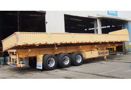 CIMC 3 Axle Drop Side Dump Trailer will be shipped to Guyana