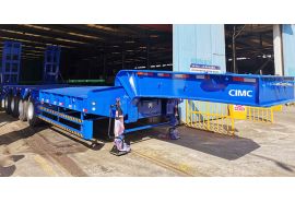 CIMC 4 Axle Tractor Low Loader Trailer will be exported to Zambia 