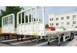 CIMC 40Ft Flatbed Semi Trailer with Front Board will be shipped to Mauritius