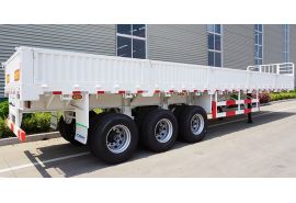 CIMC 40 Ton 3 Axle Side Wall Trailer will be exported to Senegal 