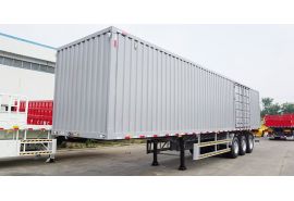 CIMC 40Ft Dry Box Van Trailer is ready to shipped to Namibia