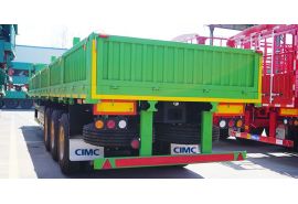CIMC 40 Ton Tri Axle Dropside Trailer will be shipped to Libera