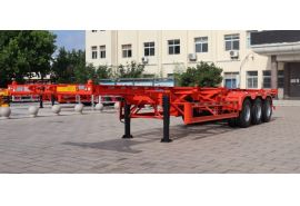 3 Axle 40 Ft Container Chassis Trailer will be sent to Nigeria 