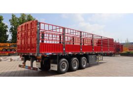 Tri Axle 60 Tons Livestock Fence Semi Trailer will be shipping to Tanzania