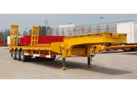 CIMC Tri Axle 50 Ton low Loader Trailer will be sent to Mozambique