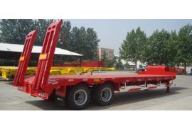 CIMC 2 Axle 40 Ton Semi Low Bed Trailer is ready ship to Kenya