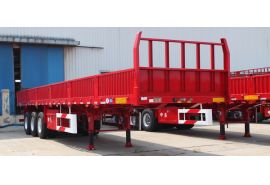 CIMC 3 Axle 50 Ton Side Wall Trailer will export to Zimbabwe