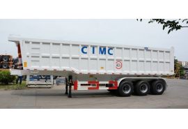 Nigeria Customer Feedback of CIMC 3 Axle 35 Cubic Meters Dump Trailer