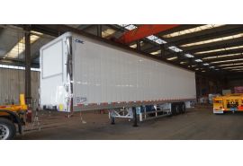 CIMC 40Ft Dry Box Van Trailer will be export to Kenya