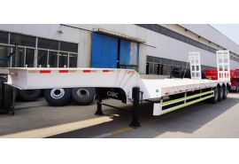 CIMC Tri Axles 80 Ton Low Bed Trailer is gonna shipping to Uganda