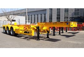 CIMC 3 Axles 20ft Gooseneck Container Trailer Chassis is already ship to Nigeria