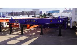 CIMC 40ft Container Chassis Trailer will sent to Zimbabwe Harare