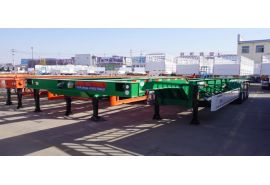 CIMC Tri Axle 40ft Container Chassis Trailer will be sent to Congo