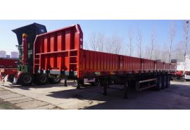 China CIMC 60 Ton Side Wall Semi Trailer will be sent to Zimbabwe