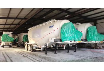CIMC 45cbm Cement Silo Trailer will be shipped to Jamaica