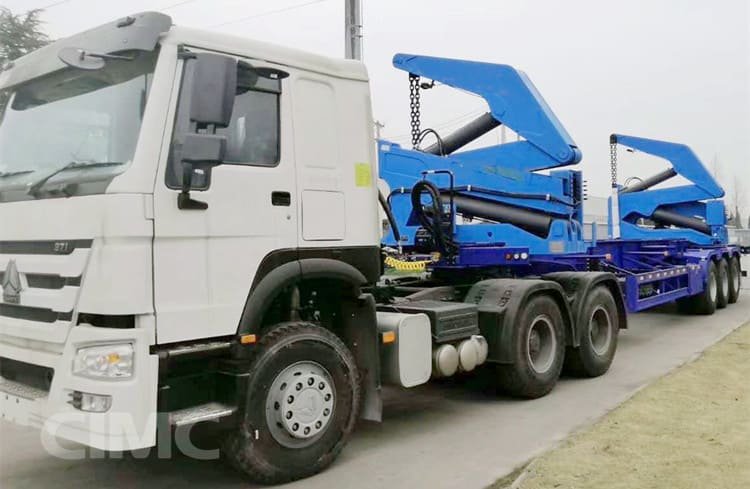 CIMC 40Ft Container Side Loader will be sent to Tanzania