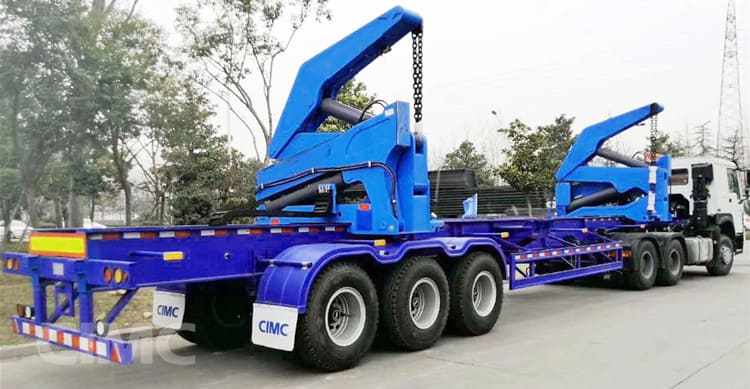 CIMC 40Ft Container Side Loader will be sent to Tanzania