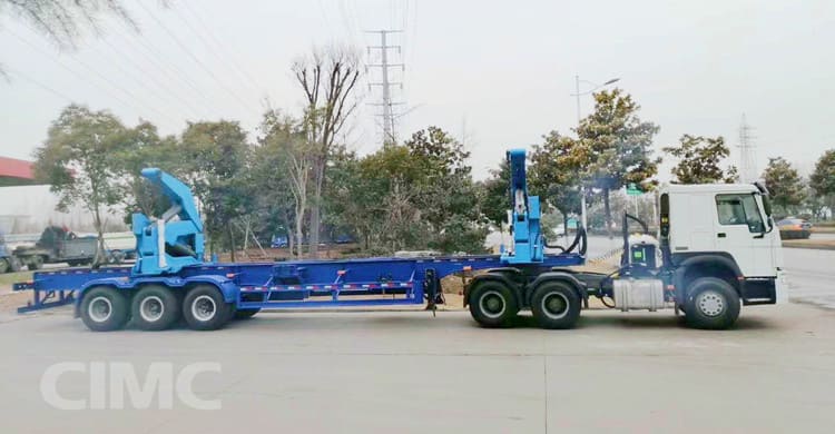CIMC 40Ft Container Side Loader will be sent to Tanzania