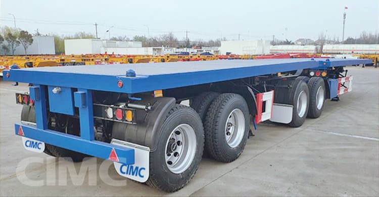 CIMC 4 Axle 20Ft Superlink Flat Deck Trailer will be Sent to Gabon