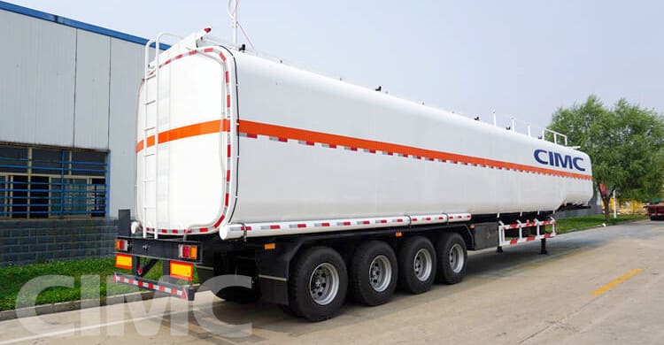 4 Axle Palm Oil Tanker Semi Trailers for Sale in Mauritania