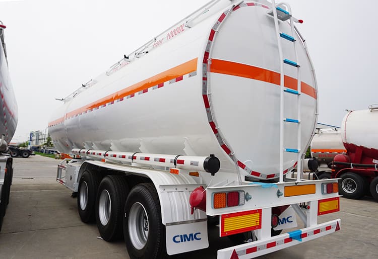 CIMC 40000Ltrs Fuel Tanker Semi Trailer for Sale in Zambia