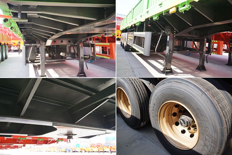 CIMC 40 Ton Tri Axle Dropside Trailers for Sale in Libera