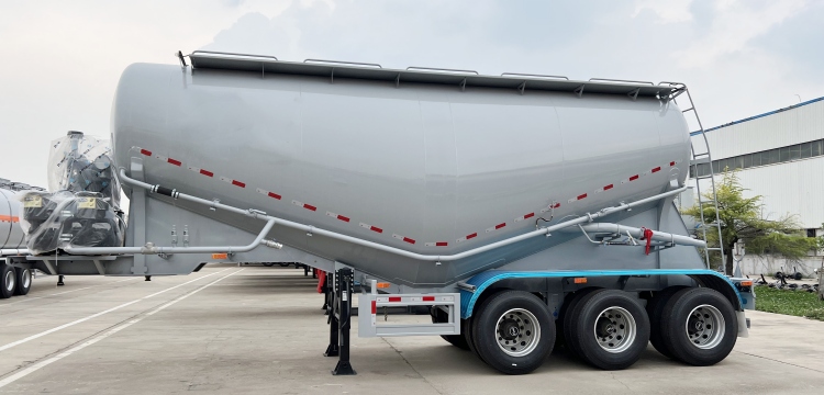 CIMC Tri Axle 35 Cbm Dry Bulk Cement Trailer for Sale in Ivory Coast 