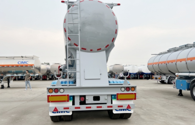 CIMC Tri Axle 35 Cbm Dry Bulk Cement Trailer for Sale in Ivory Coast 