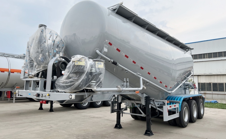 CIMC Tri Axle 35 Cbm Dry Bulk Cement Trailer for Sale in Ivory Coast 