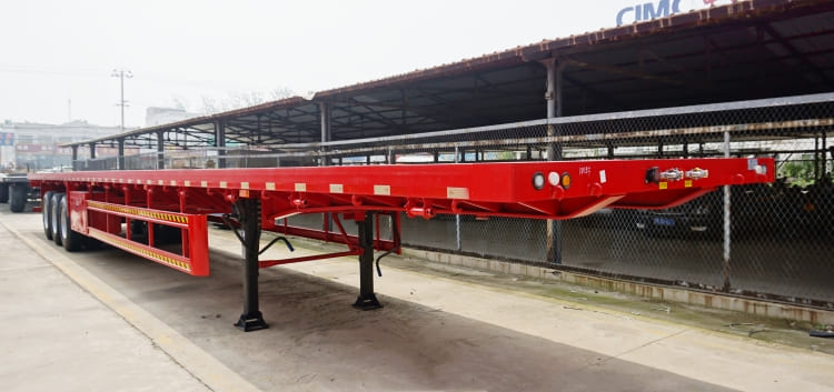 CIMC 3 Axles 40ft Flatbed Semi Trailer for Sale in Zimbabwe