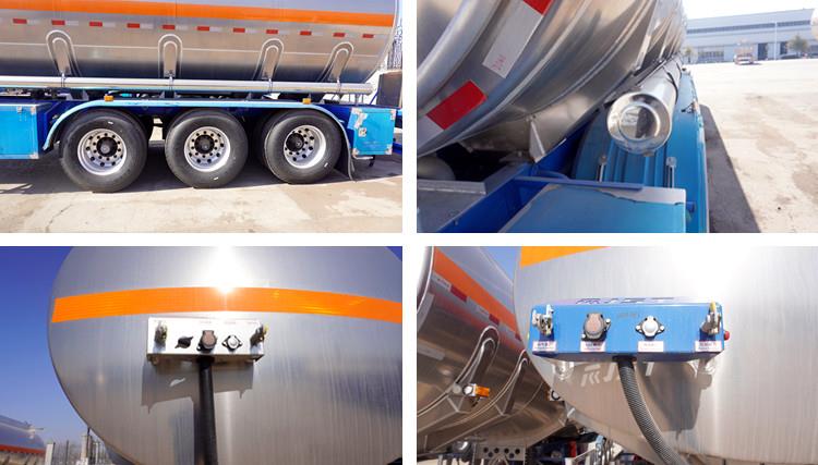CIMC Aluminum Tanker Trailer for Sale in Costa Rica
