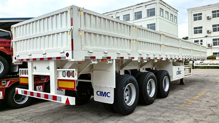CIMC 3 Axle Drop Side Trailer for Sale in Zambia