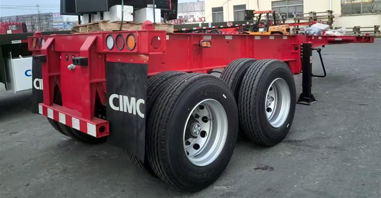 CIMC 20FT Container Skeleton Trailer will be sent to Jamaica