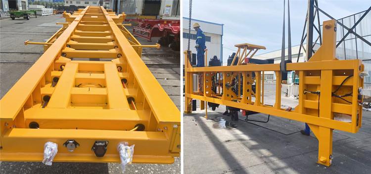 CIMC Tri Axle Container Chassis Trailer for Sale in Taiwan