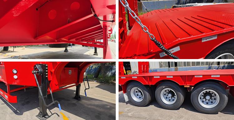 CIMC 3 Axle Semi Lowbed Trailer for Sale in Madagascar