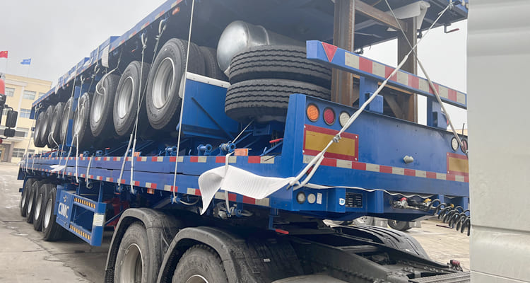 CIMC 4 Axle Flatbed Semi Trailer for Sale in Mali