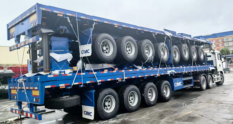 CIMC 4 Axle Flatbed Semi Trailer for Sale in Mali