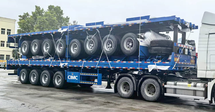 CIMC 4 Axle Flatbed Semi Trailer for Sale in Mali