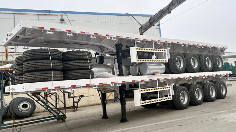 CIMC 4 Axle Flatbed Trailer for Sale in Ghana