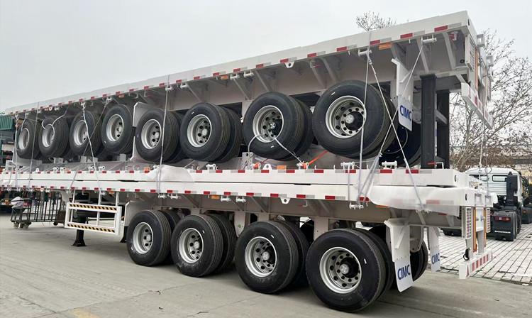 CIMC 4 Axle Flatbed Trailer for Sale in Ghana