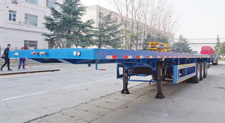 3 Axle 40 Foot Flatbed Semi Trailer will be sent to Malawi