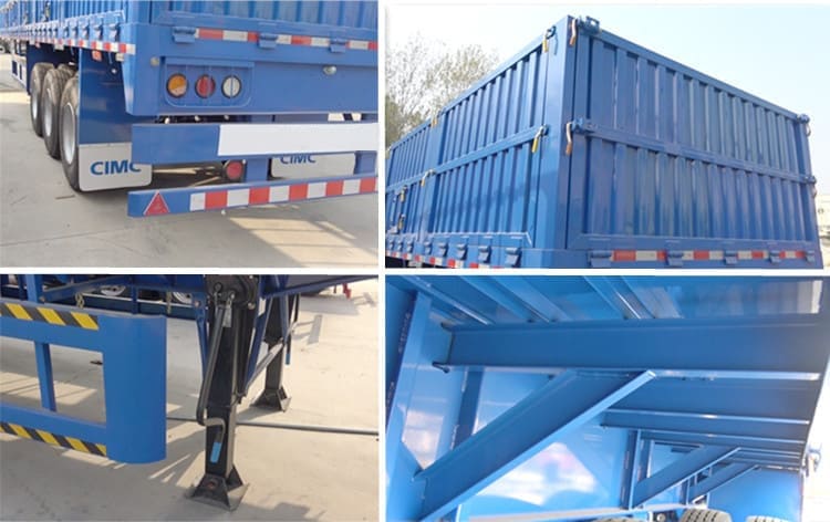 CIMC Tri Axle Trailer with Boards will be sent to Mozambique
