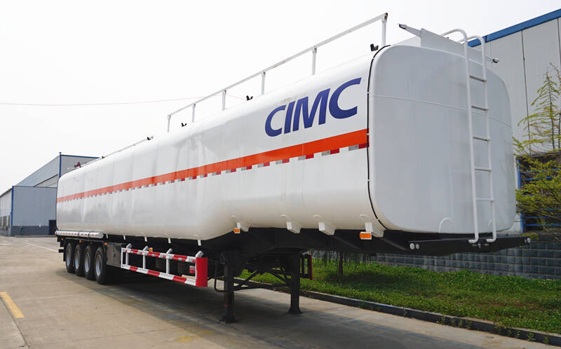 CIMC 4 axle 90000liters diesel fuel trailer for sale