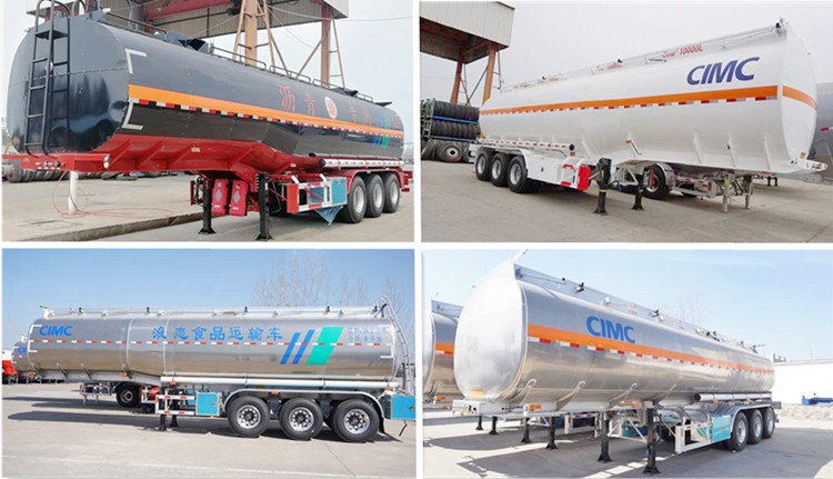 What are the different types of tanker trailers