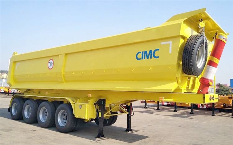 cimc end dump truck trailer for sale