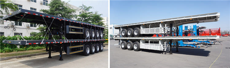 CIMC Flatbed Semi Trailer Package and Shipping